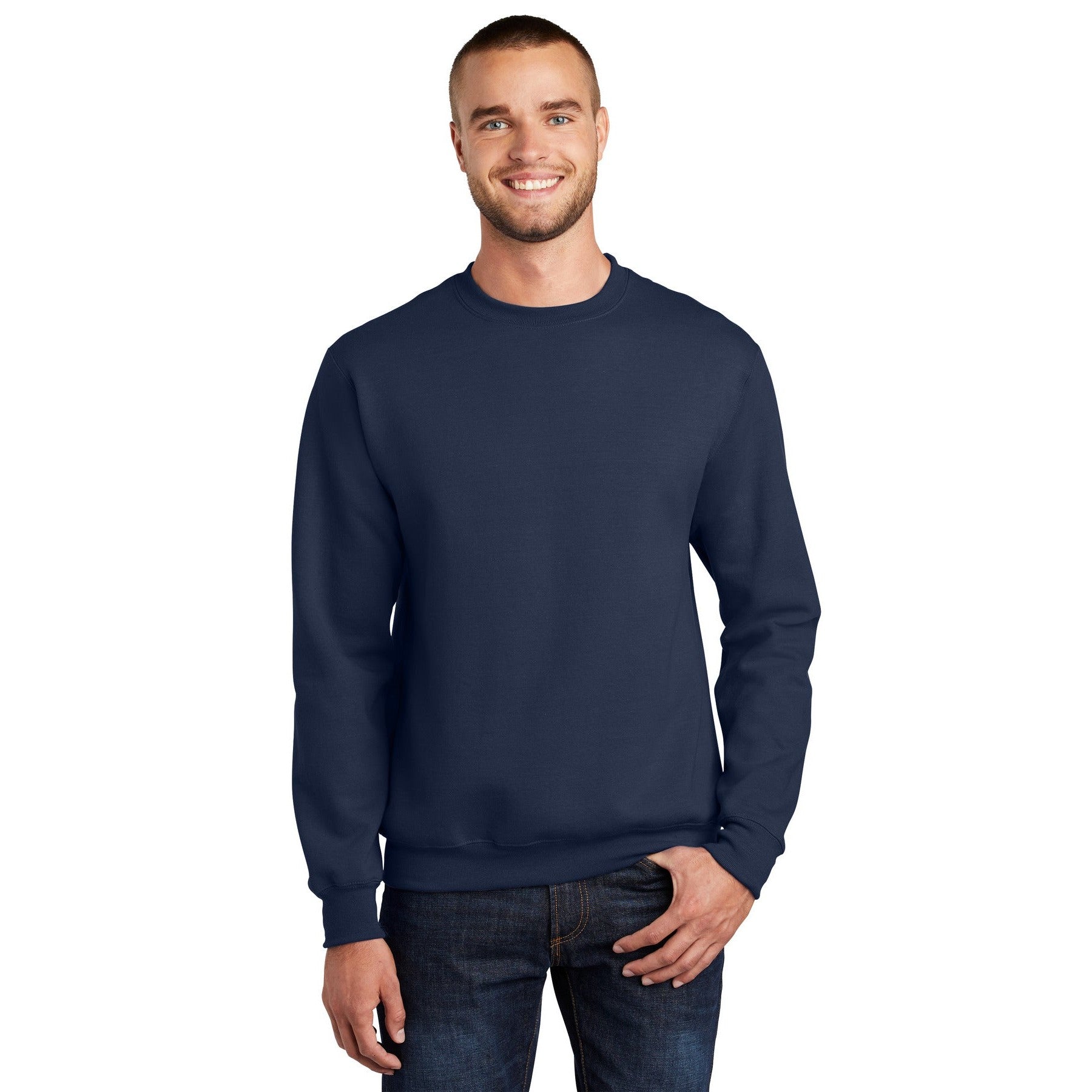 Port & Company-Port & Company® - Essential Fleece Crewneck Sweatshirt. PC90-MedTech-9